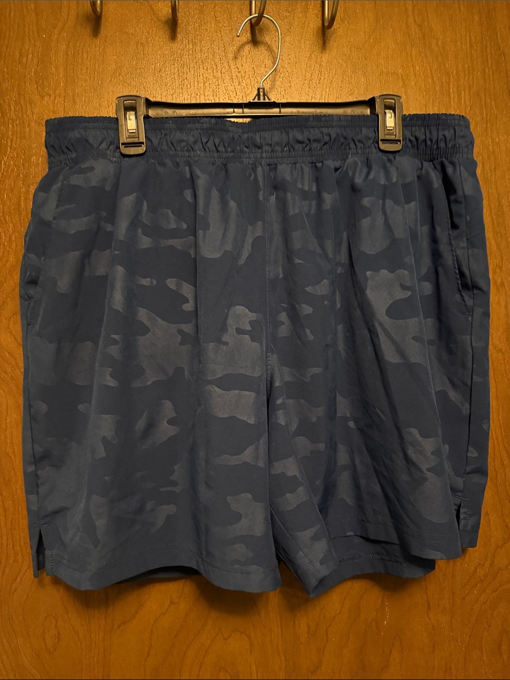 MTA Sport Navy Athletic Shorts with Elastic Waist XXL